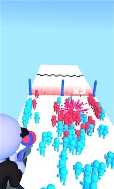 直升机彩弹射击游戏(color count)