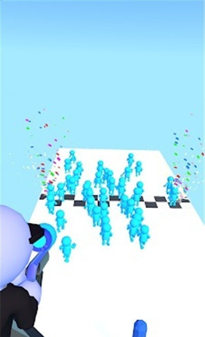 直升机彩弹射击游戏(color count)