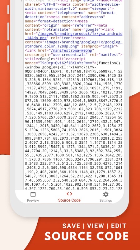HTML源代码查看APP下载