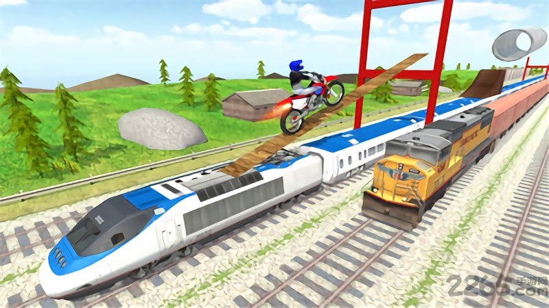 火车摩托特技手游