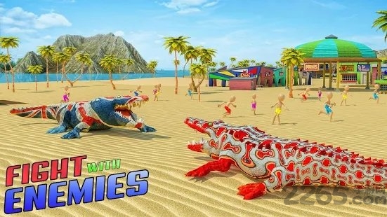 愤怒鳄鱼模拟器手游